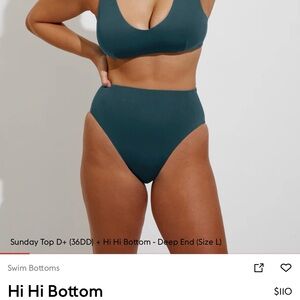 ****Left On Friday Deep Teal Bikini ***Top and bottom Set**